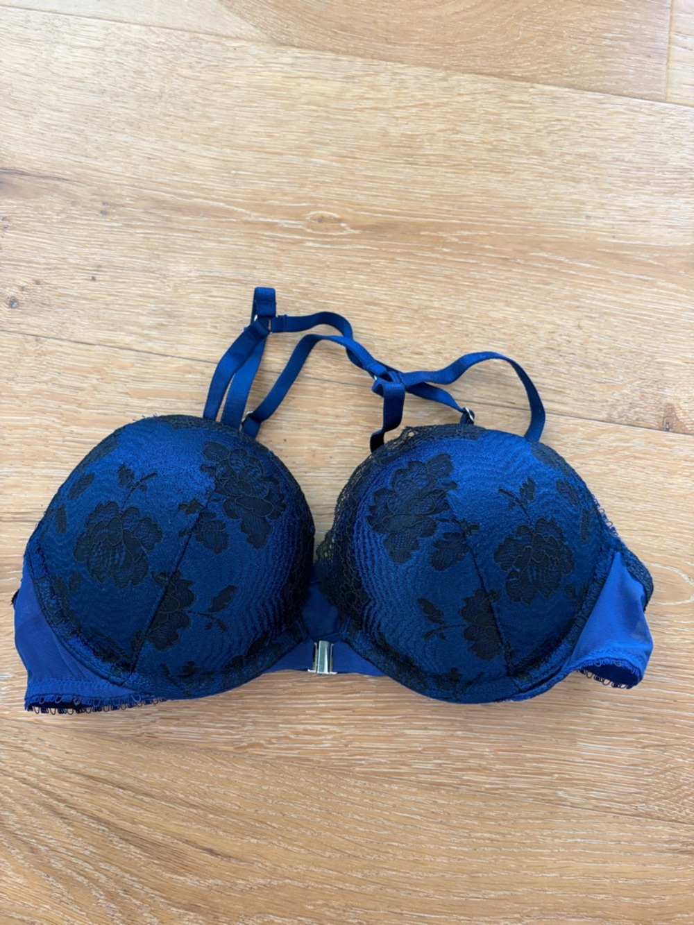 Blue Lace Push-Up Bra by Victoria’s Secret